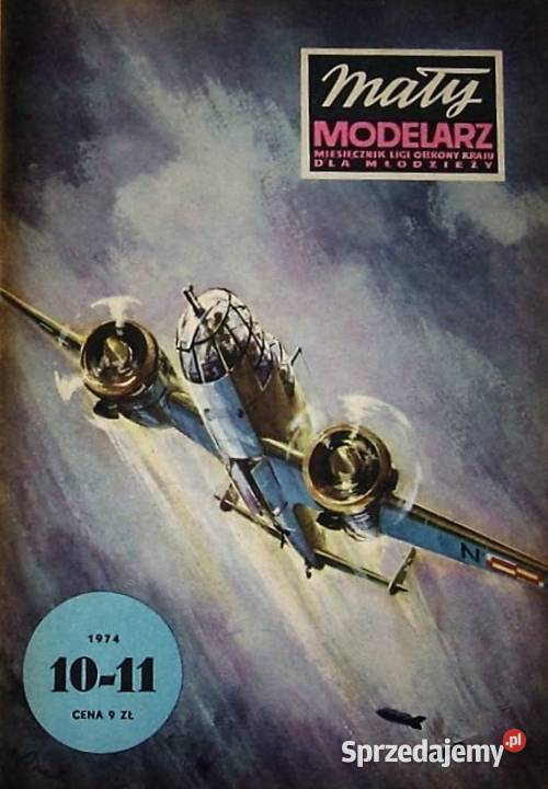 mały modelarz 101174 samolot PZL38 ŁOŚ Piła sprzedam