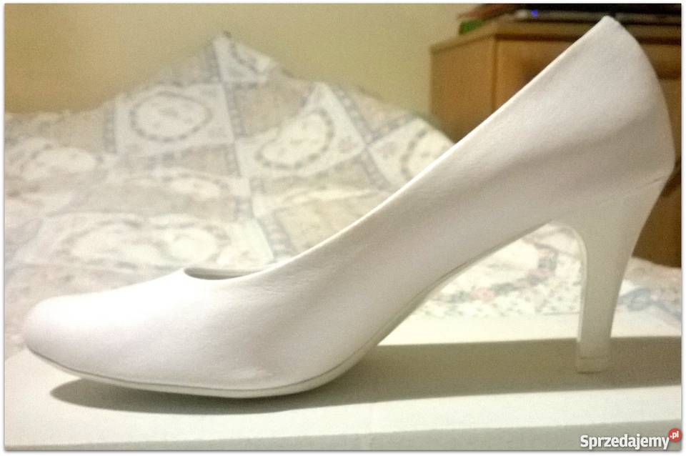 Nowe taneczne buty ślubne 385 szpilka 7 Inna marka Czółenka Kraków