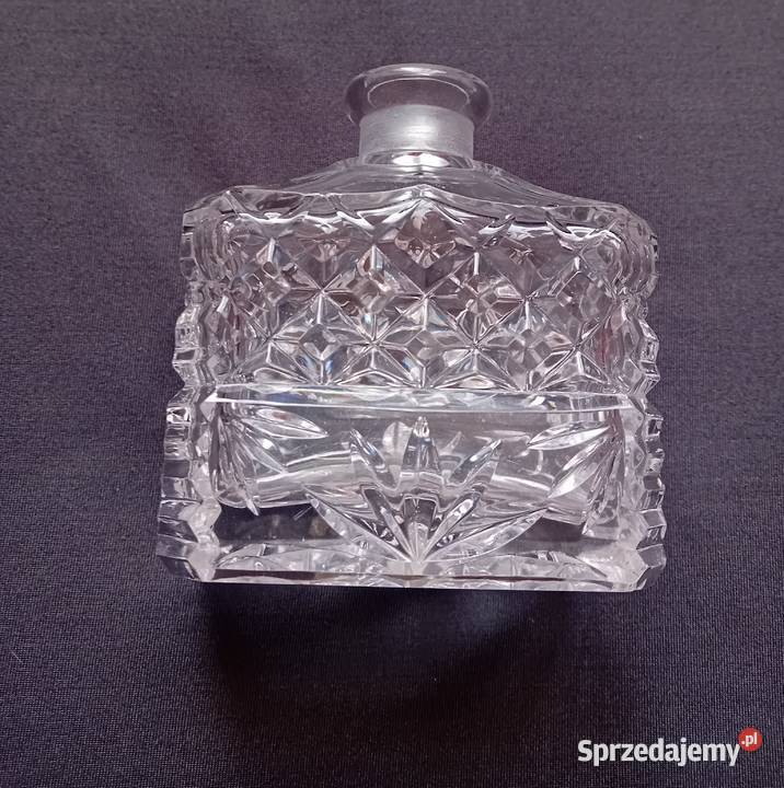 Kryształowy flakon do perfum Około połowy XX w wielkopolskie sprzedam