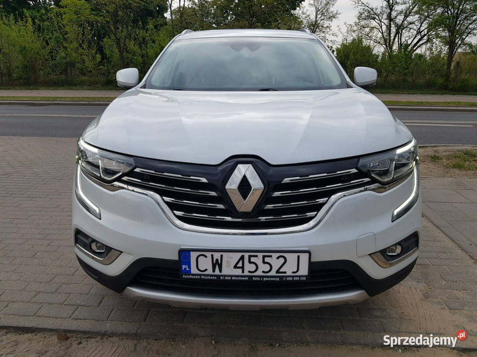 Renault Koleos 20 dCi Automat Biała Perła LEDy czujnik zmierzchu Włocławek sprzedam