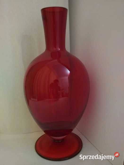 Karafka wazon Krosno 27 szkło sodowe Porcelana i szkło Wrocław