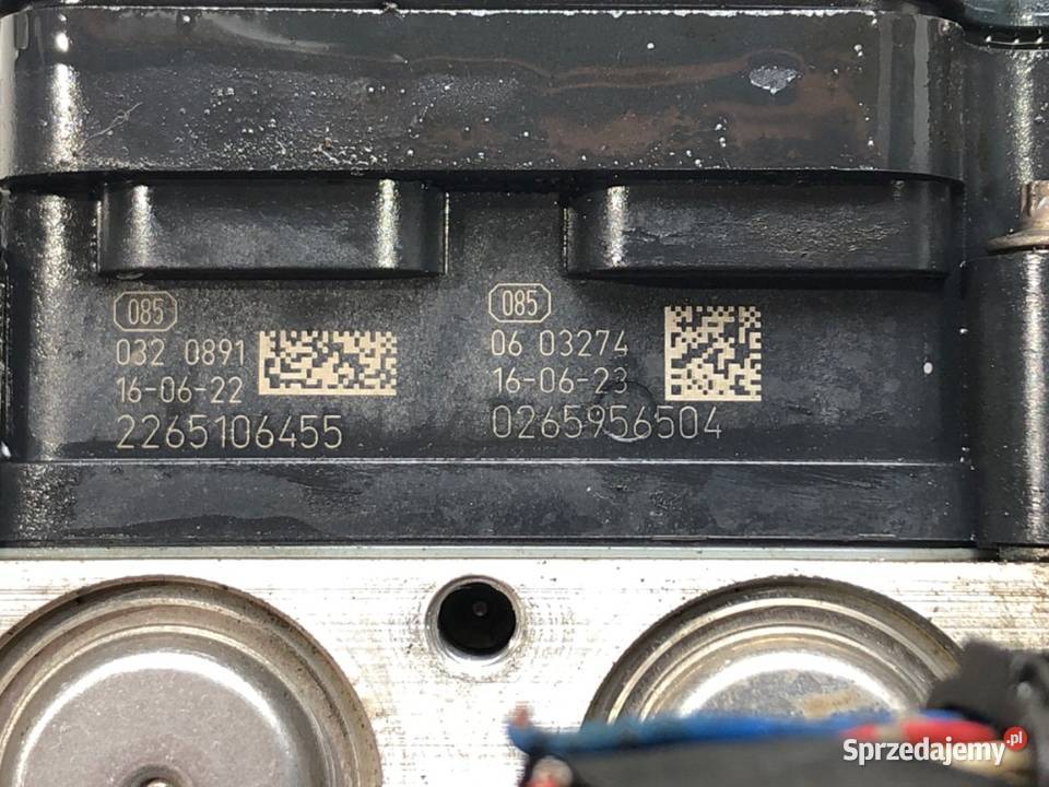 POMPA ABS TOYOTA AURIS II 0265956504 16 112 1318 osobowe Układ ABS i ESP podkarpackie