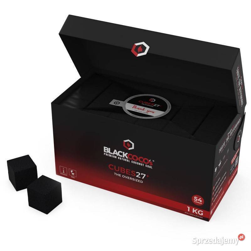 Blackcocos Cubes27 TheOversized Węgiel do Fajki Łódź