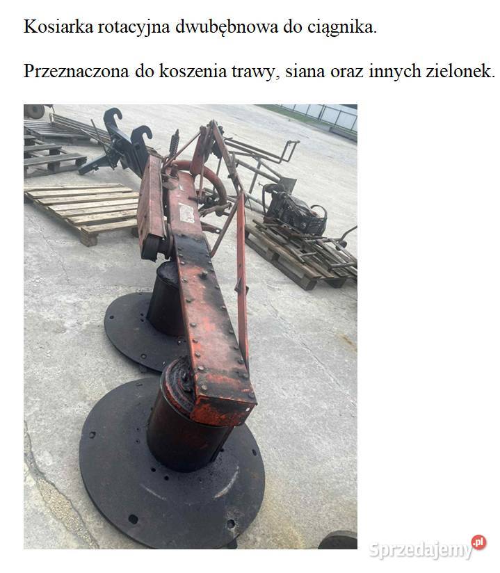 Kosiarka rotacyjna do ciągnika Dębe Wielkie