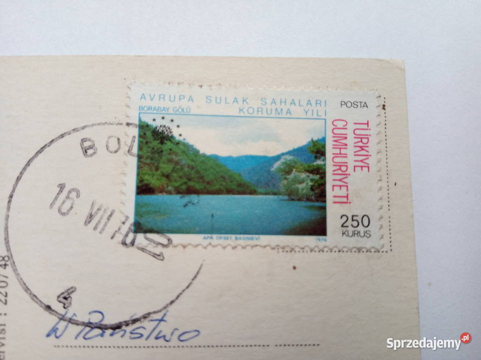 Pocztówka Istanbuł 1976r Znaczek Pocztówki i karty telefoniczne Dąbrowa Górnicza