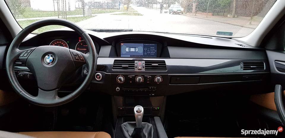 BMW E60 20 diesel manual LiFT PIĘKNA MAT 2008r skórzana tapicerka kujawsko-pomorskie Toruń sprzedam