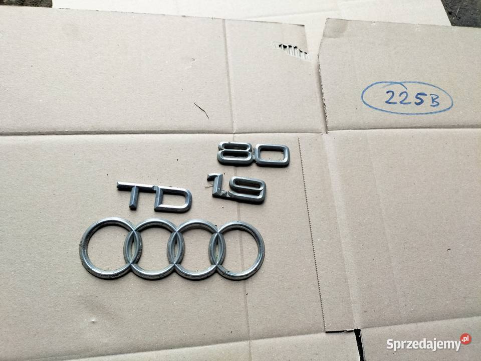 AUDI 80 B3 B4 19 TD 90 Q ZNACZEK EMBLEMAT NAPIS Pozostałe lubelskie Kamień-Kolonia