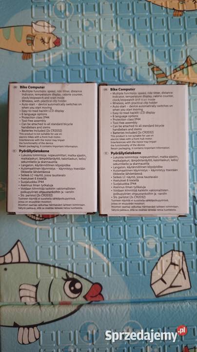 Liczniki rowerowe bezprzewodowe 2 firmy Crivit Bytom