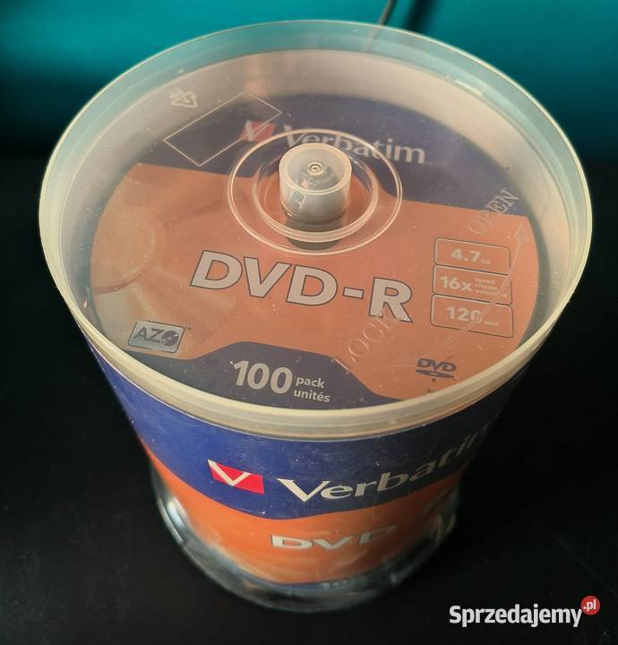 Płyty DVDR Verbatim 100 5 sztuk NOWE w folii śląskie Tychy sprzedam