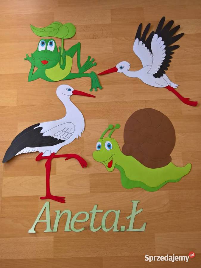 Dekoracje dwustronne okienne wiosenne z brystolu Pozostałe Garwolin