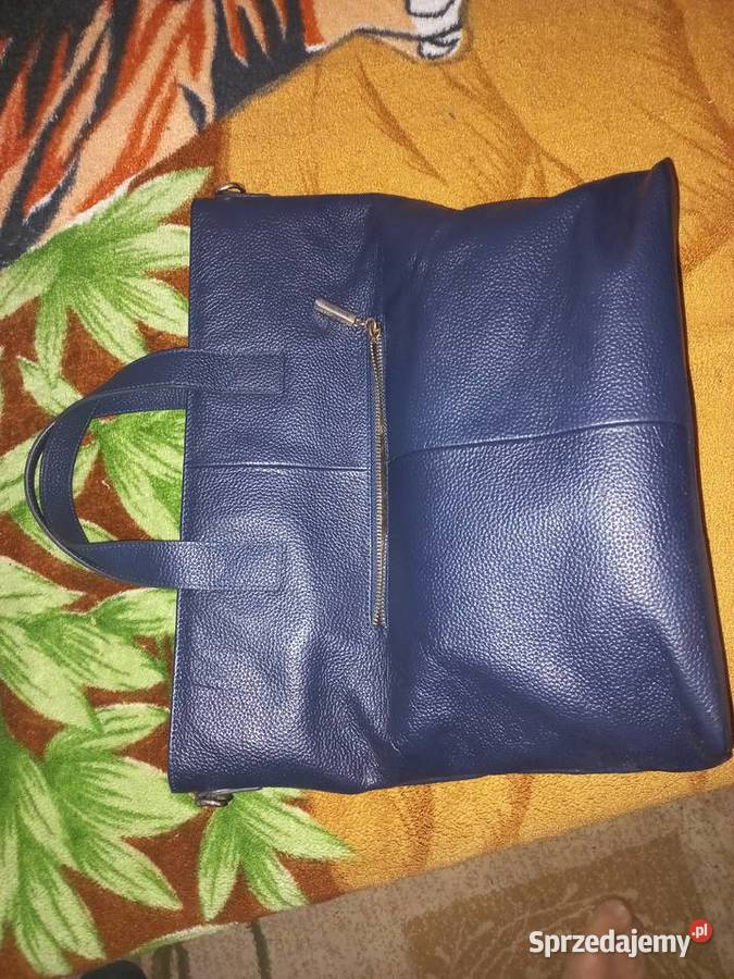 Duża skórzana torebka lubelskie