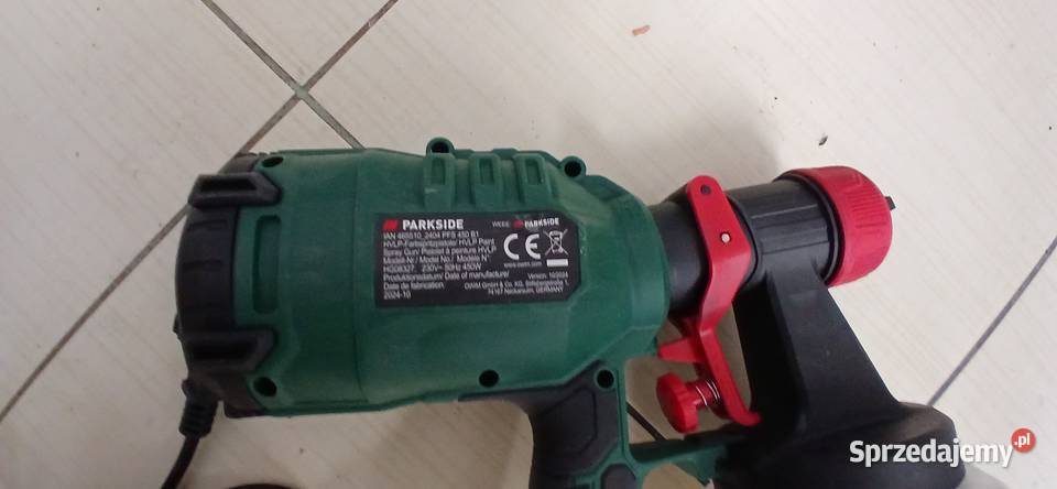 Pistolet natryskowy elektryczny 450W HVLP Wrocław sprzedam