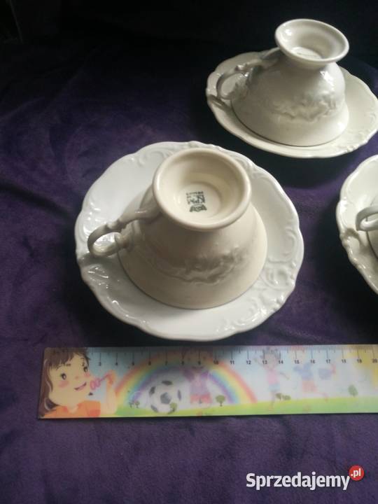 Zestaw 3 filiżanek Wałbrzych prl Choszczno