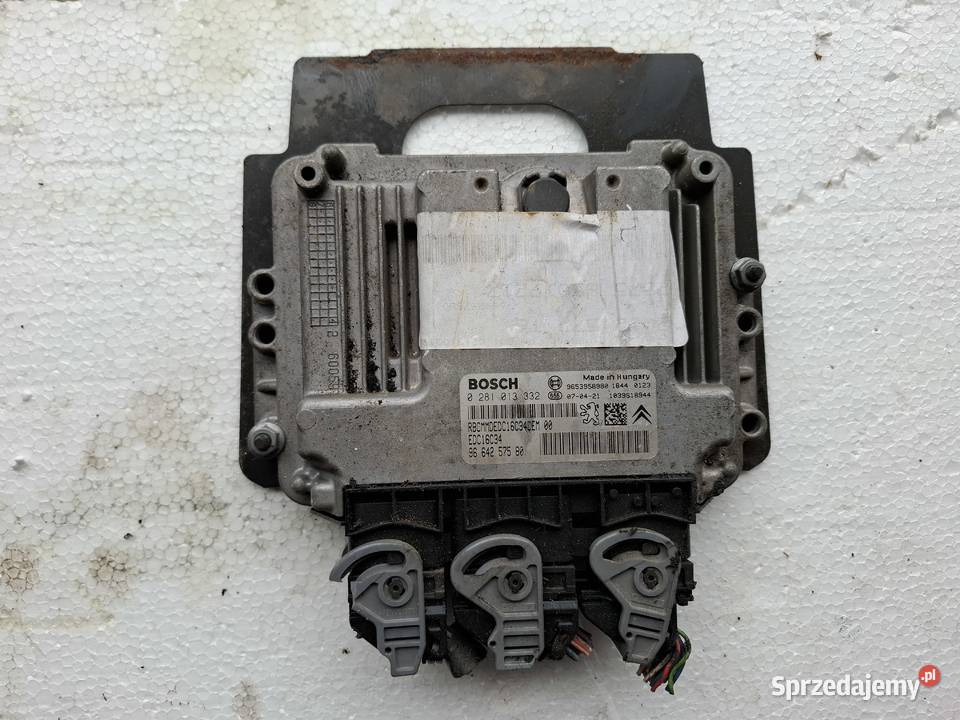 Komputer Sterownik Silnika Peugeot 307 Pozostałe lubelskie Wisznice