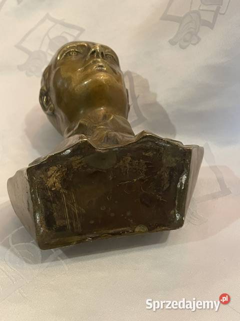 Statuetka Benito Mussolini z brązu rzeźba Kraków