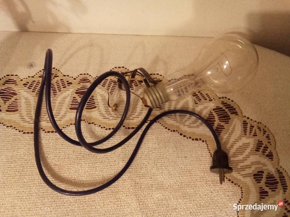 Lampa warsztatowa duża PRL
