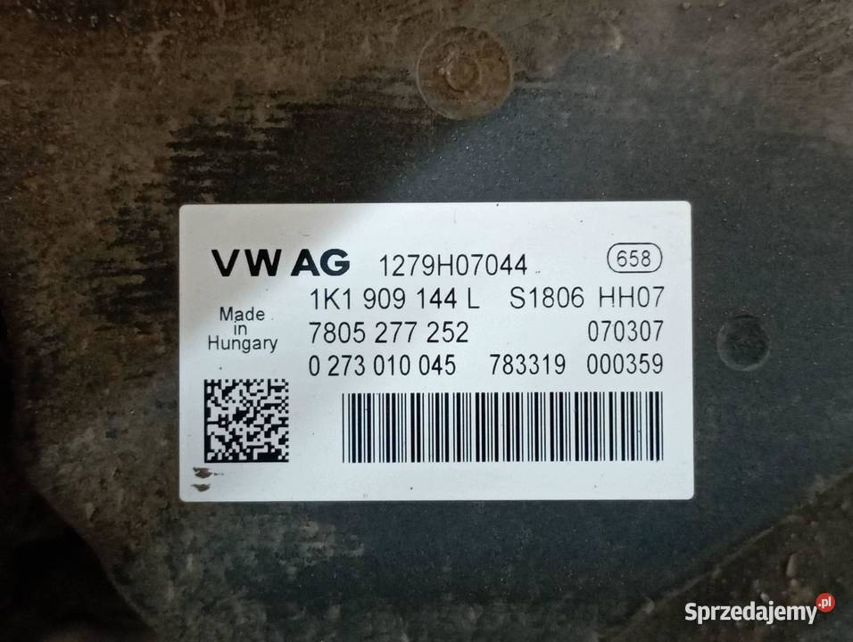 MAGLOWNICA 1K1423051CJ 1K1909144L VW Volkswagen