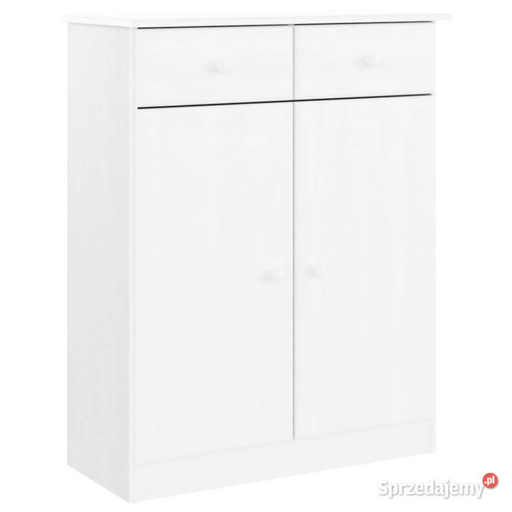 Szafka nocna ALTA biała 77x35x96 drewno sosnowe mazowieckie Warszawa sprzedam