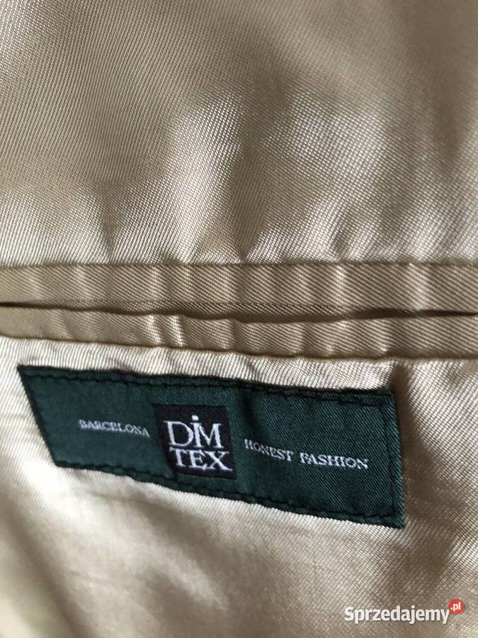 męski śliczny garniturkolor szampana Wschowa