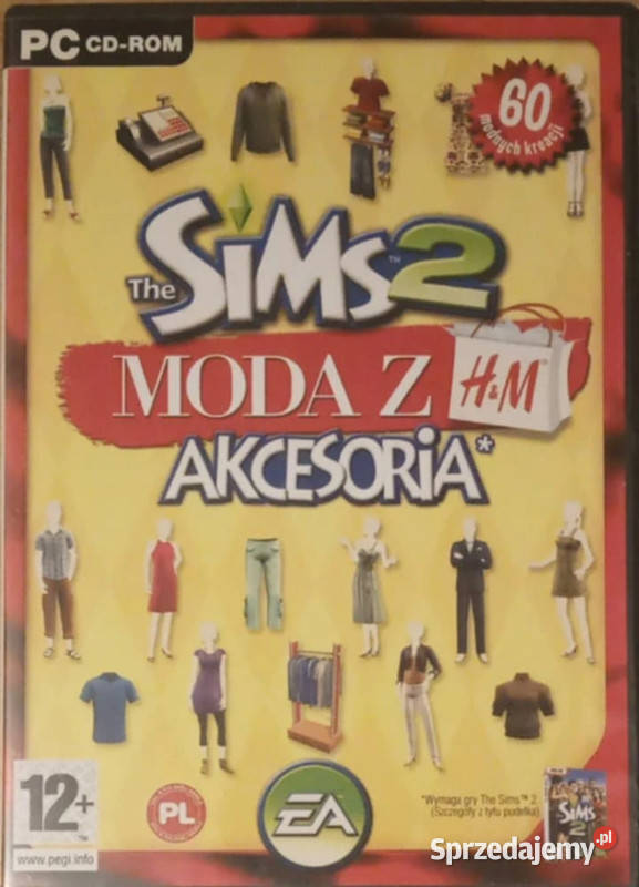 The Sims 2 Moda z HM akcesoria gra na PC Komputerowe PC łódzkie Aleksandrów Łódzki