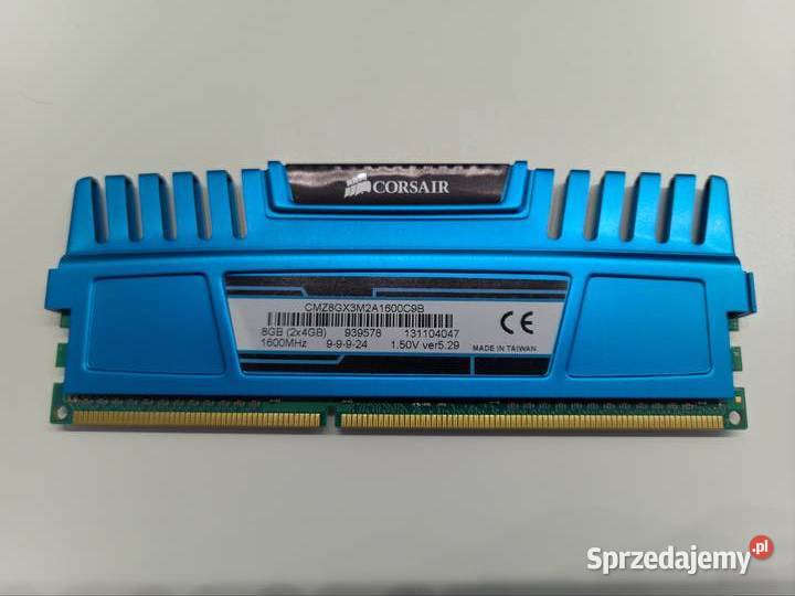 Pamięć RAM Corsair Vengeance 2x4GB DDR3 Pamięci Warszawa