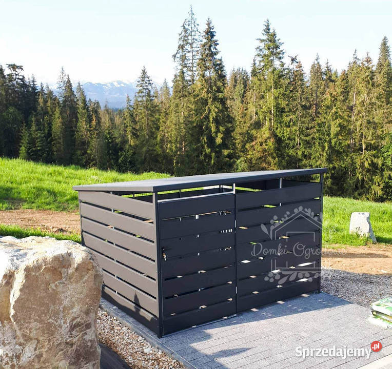 Wiata śmietnikowa spad tył 25x15m Antracyt Ruda Śląska