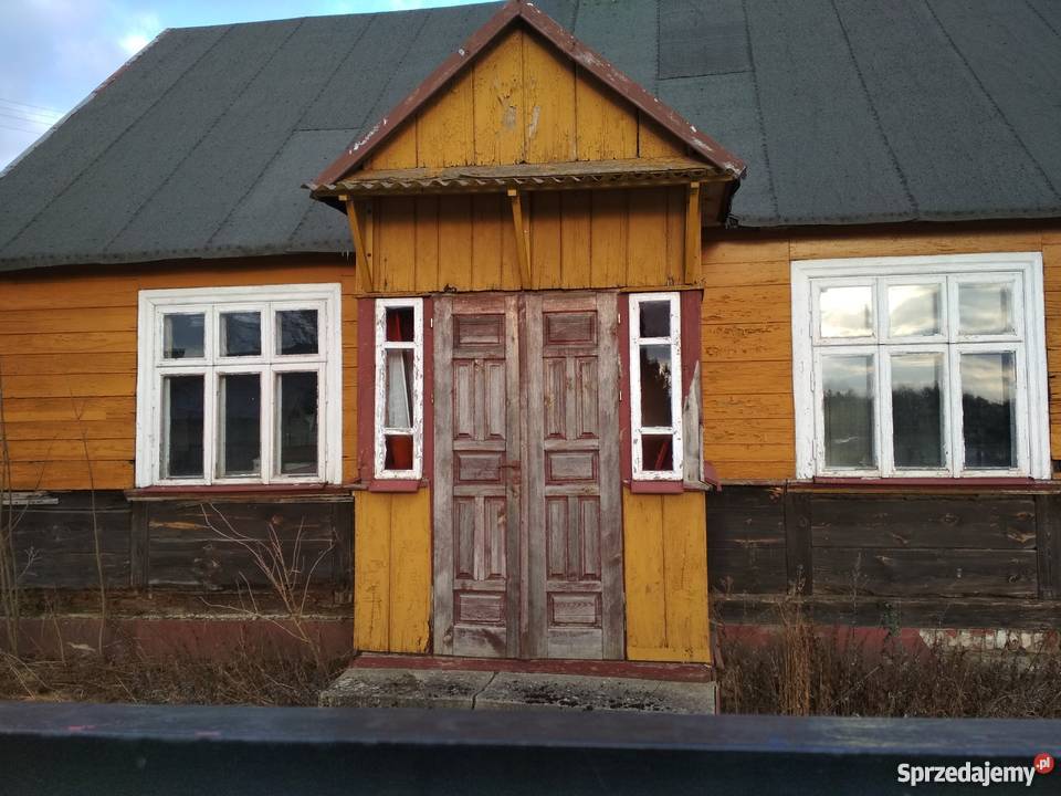 Sprzedam stary drewniany dom drewno Zaberbecze