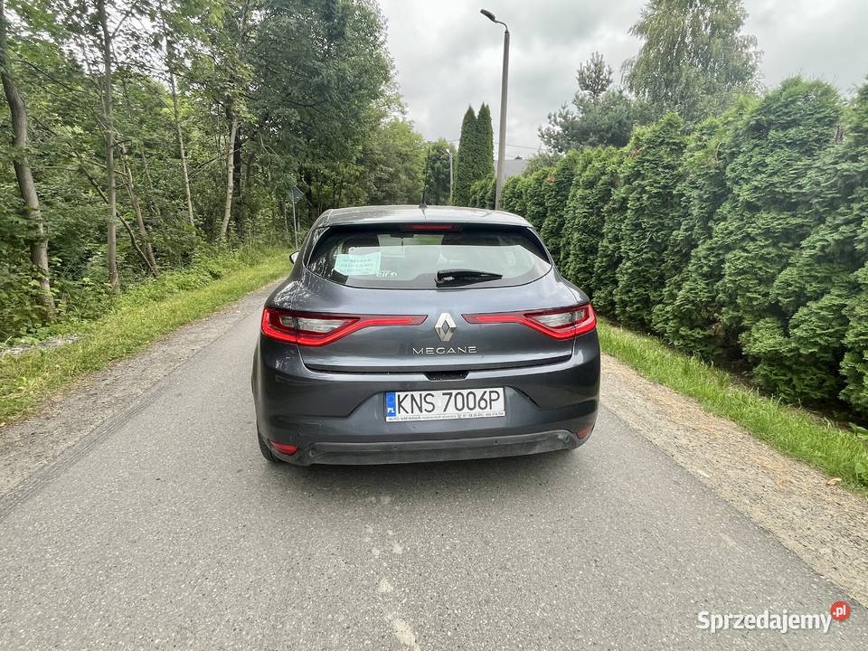 Renault Megane 15 dci 2016 welurowa tapicerka Stary Sącz