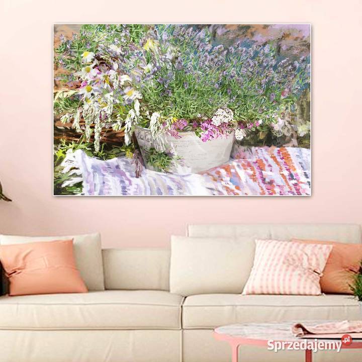 Nowoczesny obraz Lawenda Renoira grafikiobrazy Ignatki