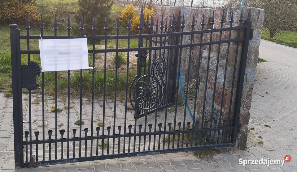 Brama wjazdowa dwuskrzydłowa 482m kuta Gdynia