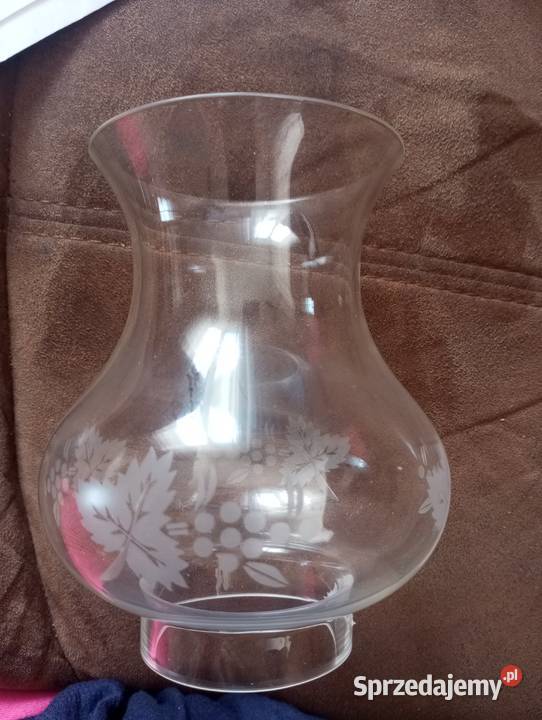 Pięknie zdobiony klosz do lampy komin Biłgoraj