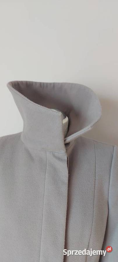 Jasnoszary płaszcz damski FF rozmiar 42 Wiosenna/Jesienna  Tychy sprzedam