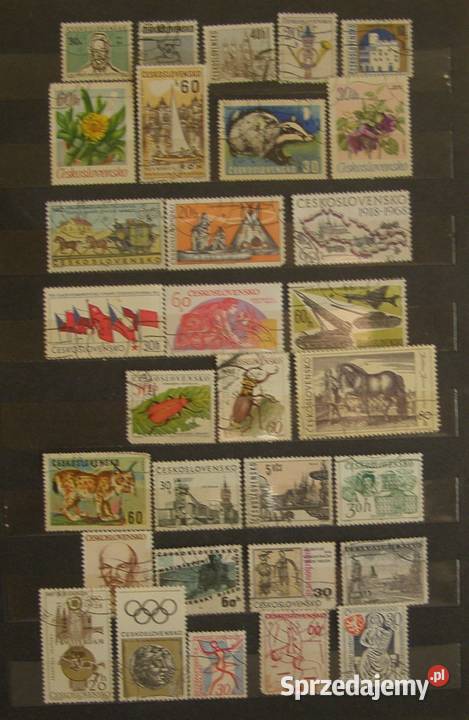 Znaczki pocztowe Czechosłowacja Zestaw 2 łódzkie Łódź