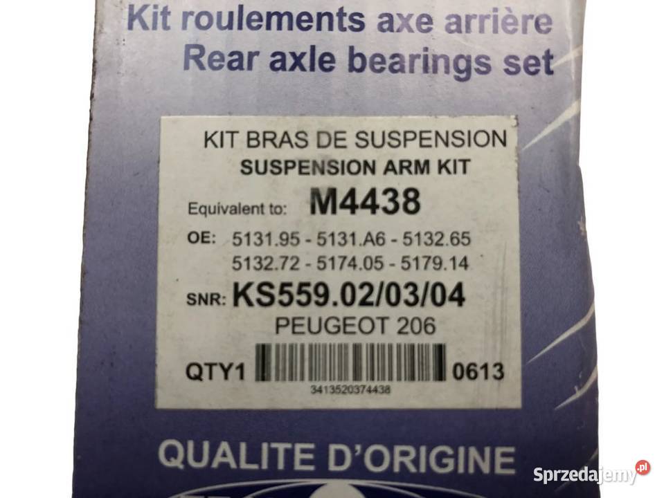 PEUGEOT 206 206 SW 206 ŁOŻYSKO TYLNEJ BELKI