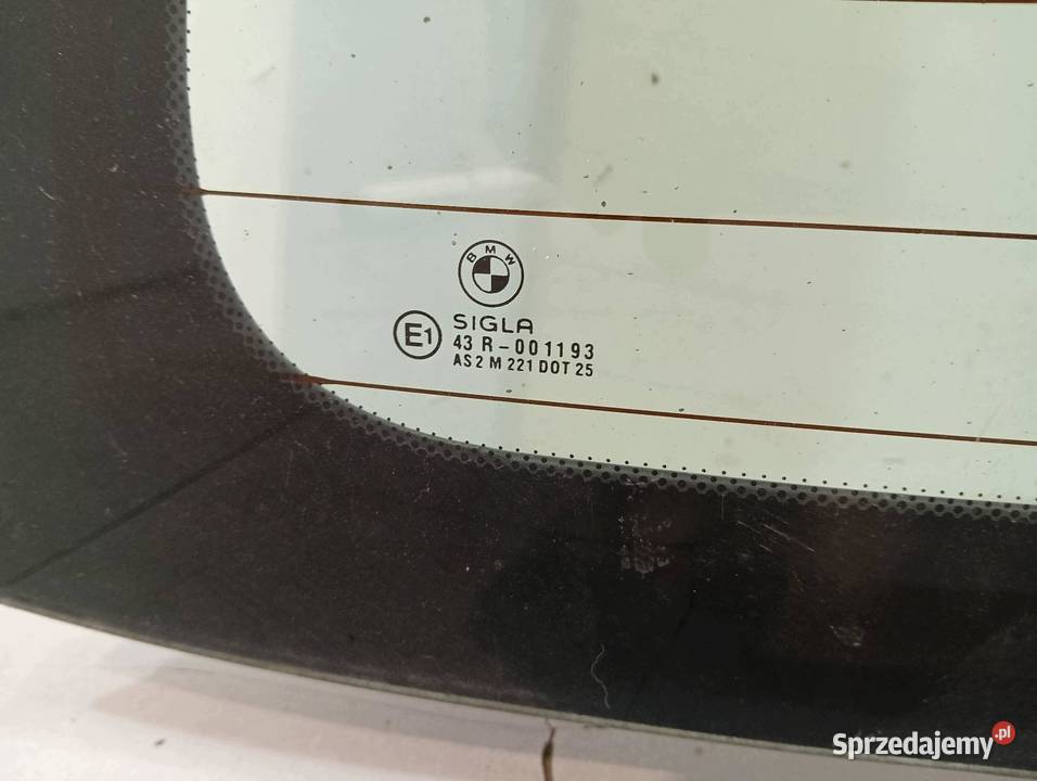 SZYBA TYLNA KLAPY TYŁ KOMBI Bmw Seria 5 IV Rok produkcji 1999