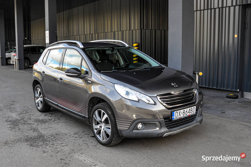 Peugeot 2008 Skóry 2015 r Bezwypadkowy nieuszkodzony Wrocław