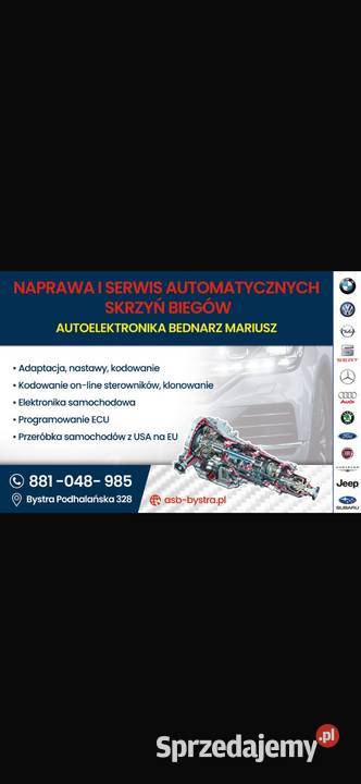 Usunięcie ADBLU SCR CRT 30 Tdi v6 20 Tdi Bystra Podhalańska