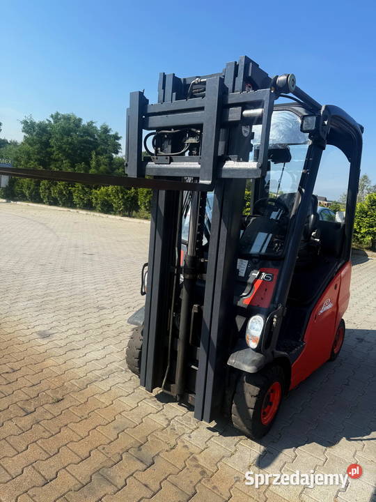 wózek widłowy LINDE H16 LPG Triplex 460m przesuw Działoszyn