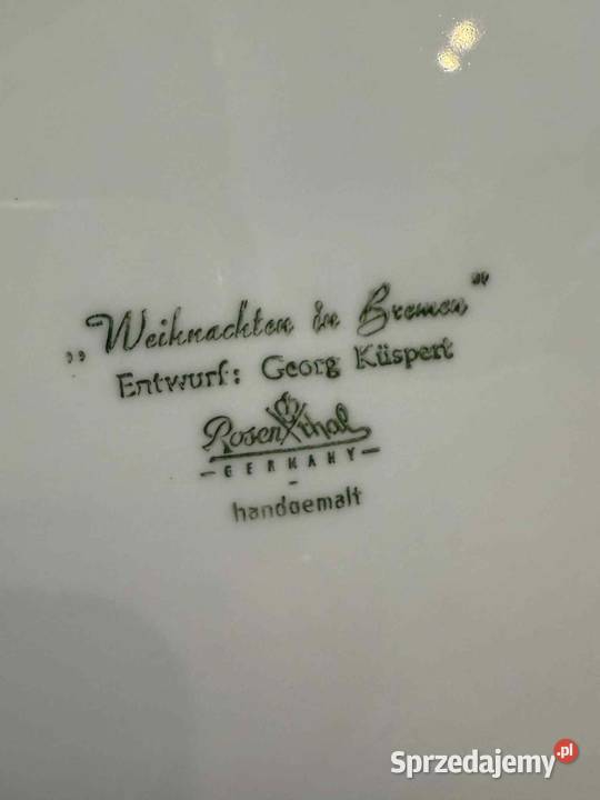 Talerz Rosenthal Boze Narodzenie 1968r Kielce sprzedam