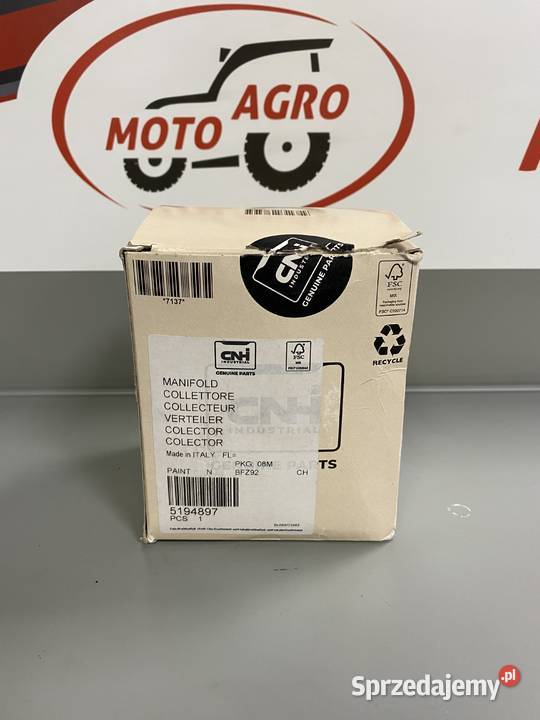 Kolektor CNH Holland Case Steyr 5194897 RĘKI New Holland Białystok