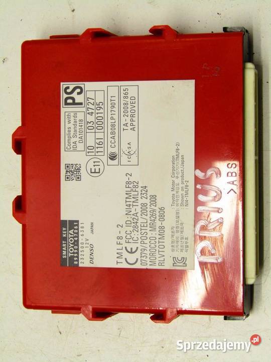 MODUŁ STEROWNIK KEYLESS TOYOTA PRIUS III LIFT lubelskie