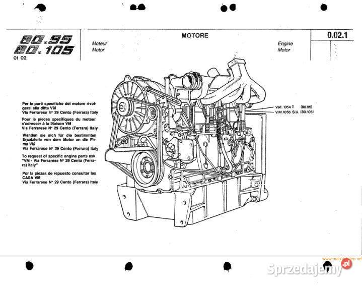 Fiat Agrifull 465 8095 80105 T350 C8076 C8070