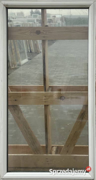 OKNA KacprzaK Witryna 74X133 FIX Używany PCV mazowieckie Siedlce