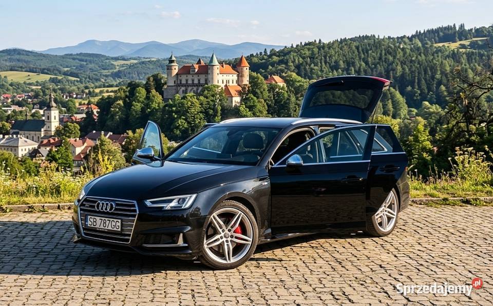 Audi A4 B9 S line 30 TDI S4 BO ACC 360 Bogata Zarejestrowany w Polsce Motoryzacja małopolskie Bochnia