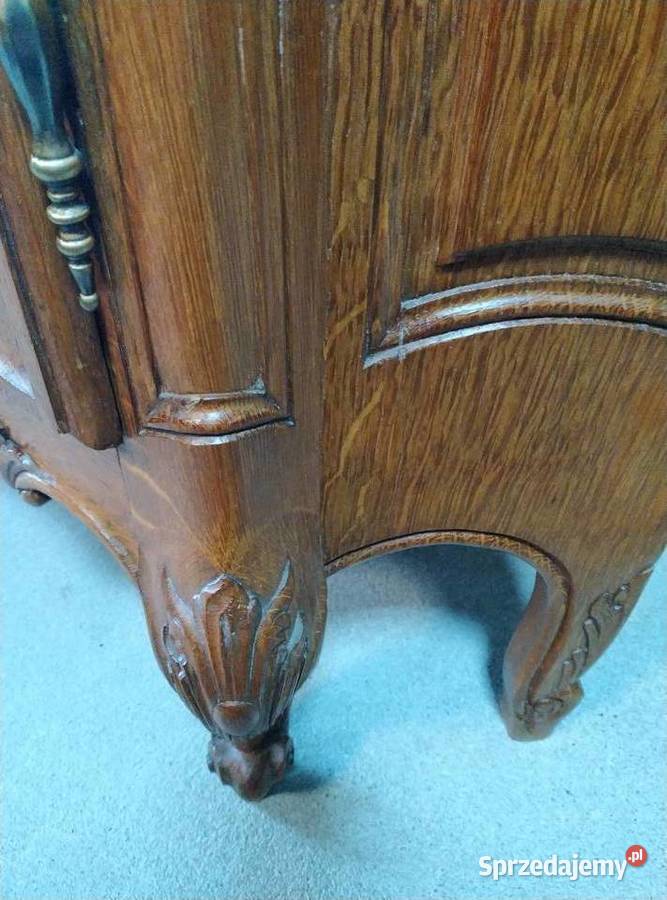 Witryna ludwikowska narożna lite drewno dębowe Meble podlaskie Białystok sprzedam