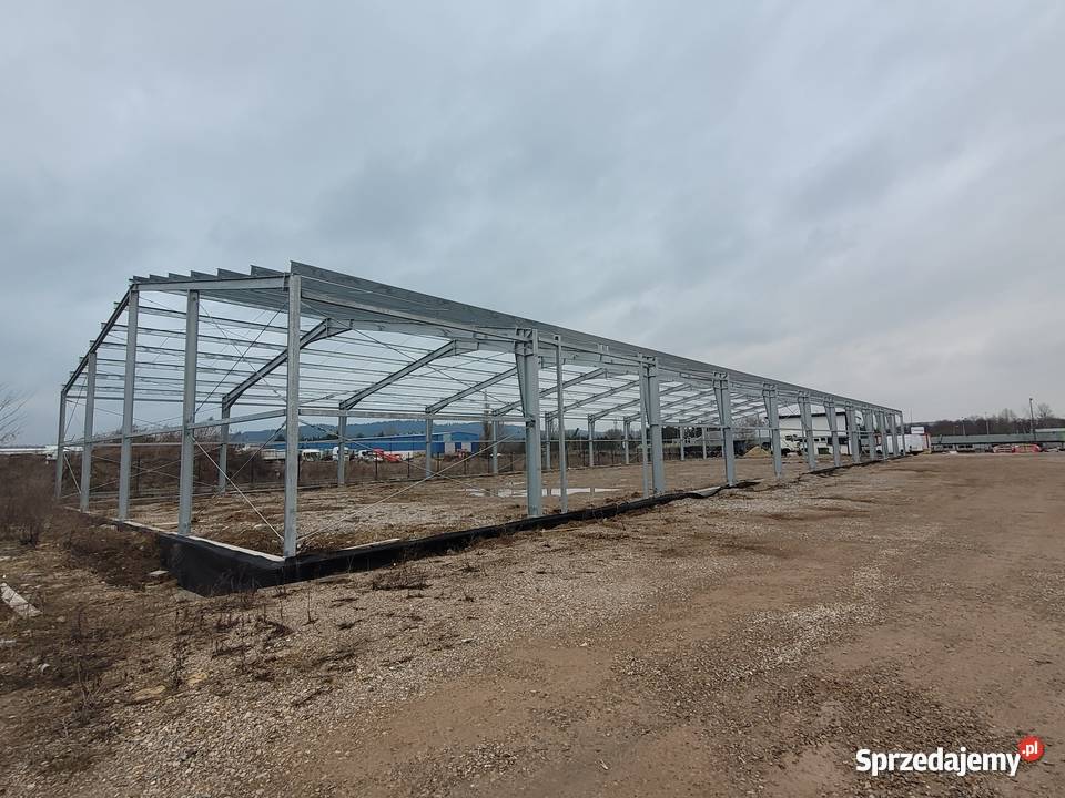 Hala stalowa 20x66x465 konstrukcja stalowa Warszawa