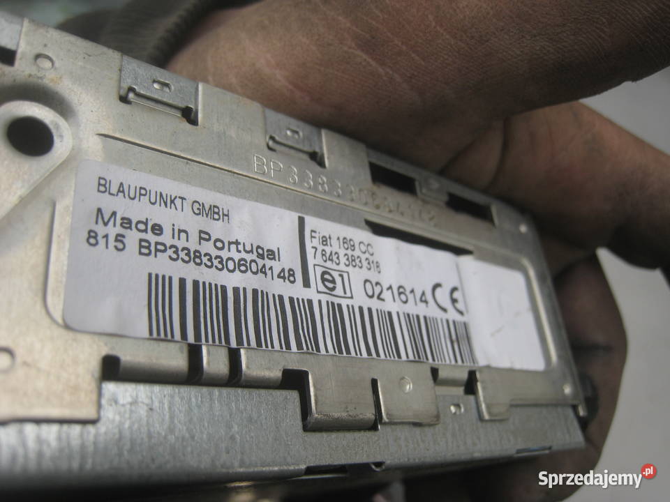 Radio oryginalne Fiat Blaupunkt 169 CC Panda Kraków