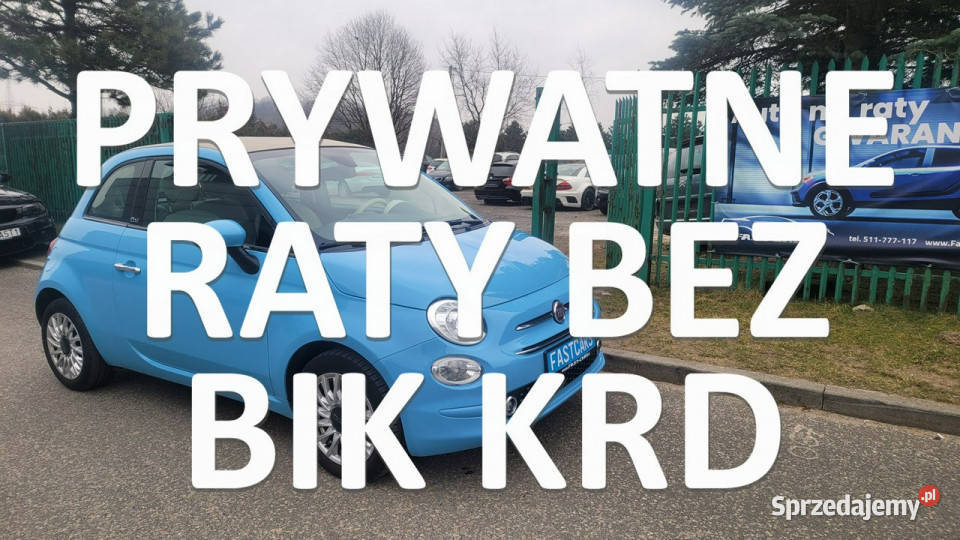 Fiat 500 cabrio na raty bez BIK KRD FastCars I