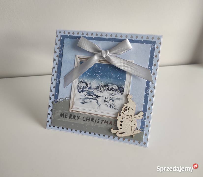 Kartka Świąteczna ręcznie robiona Boże