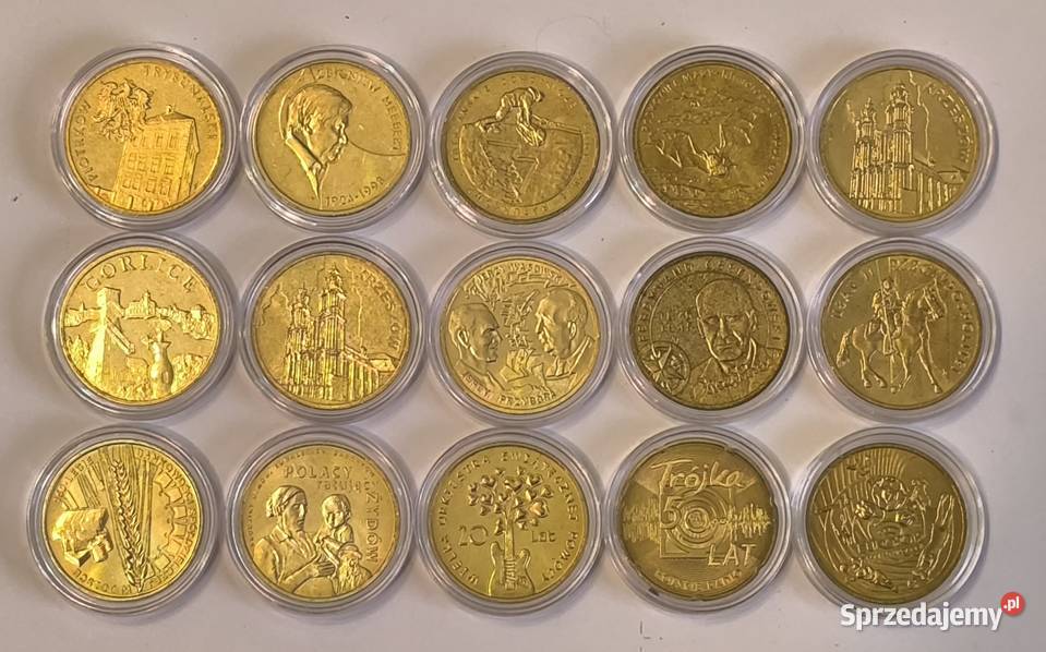 2 GN okolicznościowe 15 2008r do 2014r komplet Lębork sprzedam